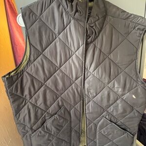 J. Crew Men's Black Vest